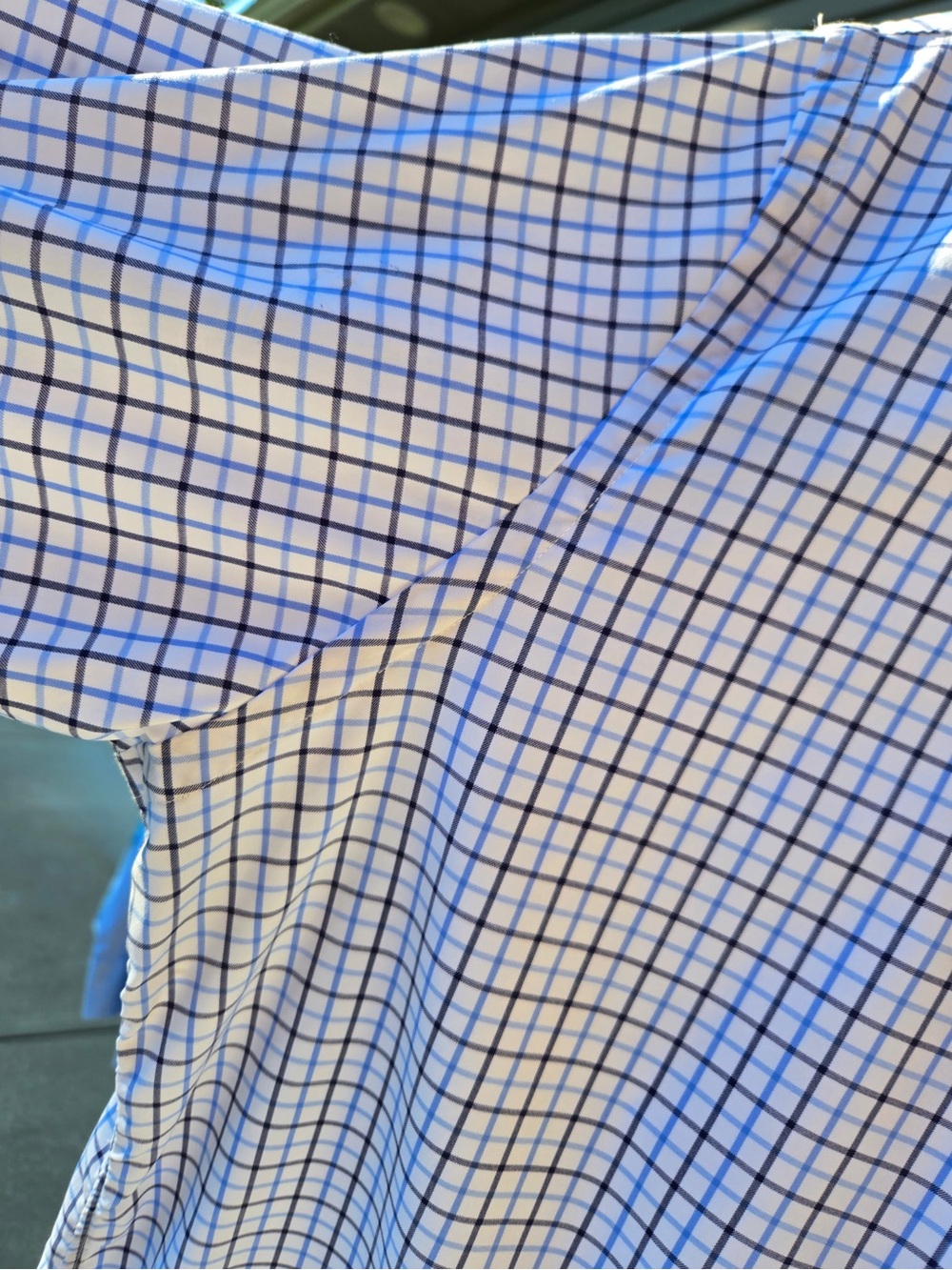 Classic Fit Checked Performance Shirt - Picture 6 of 8